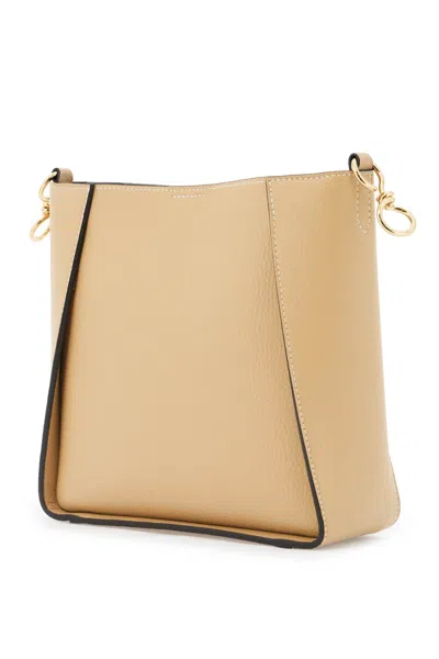 Shop Stella Mccartney Mccartney\n\n Logo Shoulder Bag In Caramel (beige)