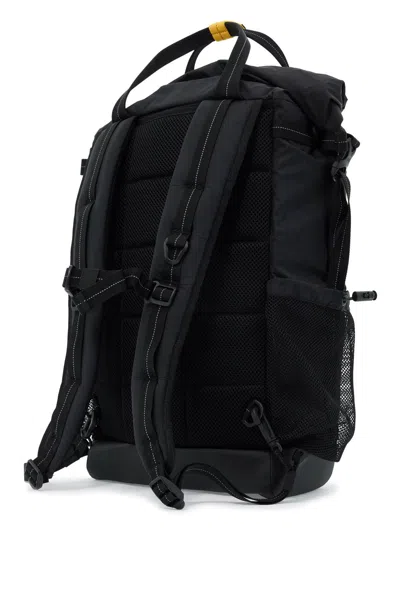 Parajumpers Nylon Roll-up Backpack For In Black (black)
