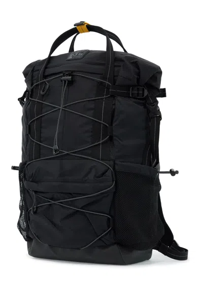 Parajumpers Nylon Roll-up Backpack For In Black (black)
