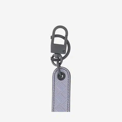 Montblanc Logo Keychain In Lavender Grey