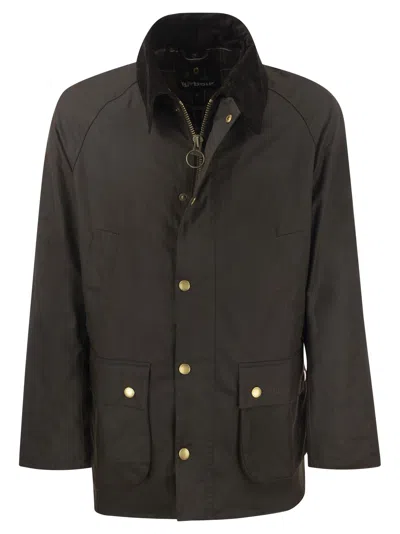 Shop Barbour Ashby Wax Jacket In Olive