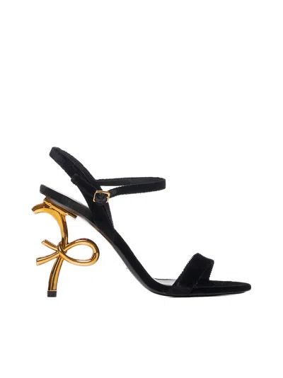 Shop Roberto Festa Sandals In Black