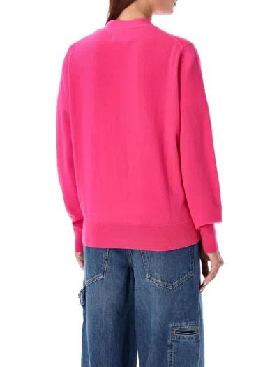 Shop Marant Etoile Karin Cardigan In Orchid