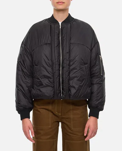 Mordecai Zip-fasteing Padded Jacket In Black