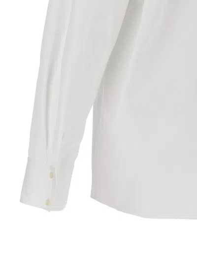 Shop Saint Laurent Cassandre Shirt In White