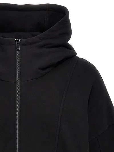 Shop Saint Laurent Half Zip Hoodie In Black