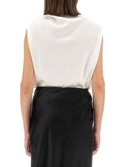 Kiton Shirt With Dropped Collar In White