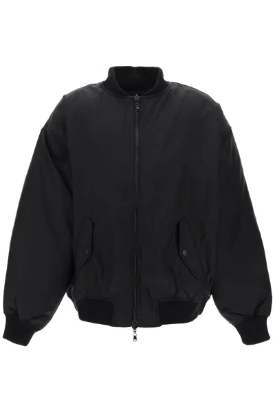 Wardrobe.nyc Reversible Bomber Jacket In Black (black)