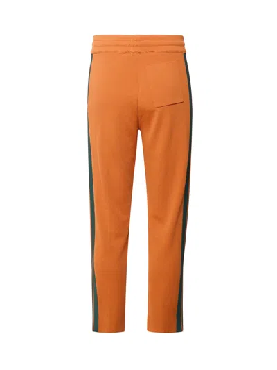 Shop Autry Sporty Pants With Side Stripes In Rust