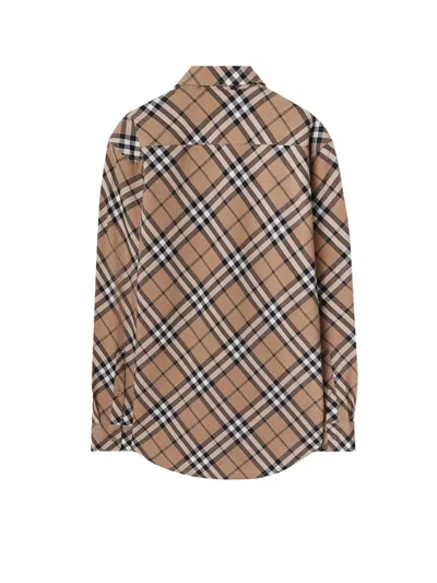 Shop Burberry Shirt In Beige