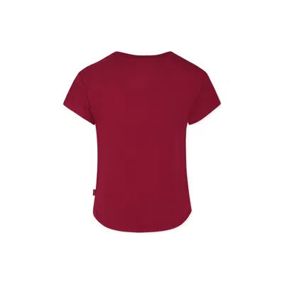 Levi's Bordeaux T-shirt For Girl With Logo In Bordeaux