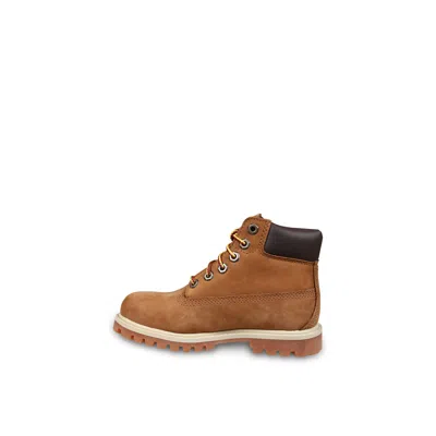 Timberland Brown Boots For Kids With Logo In Brown