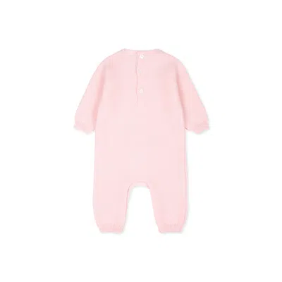 Little Bear Pink Babygrow For Baby Girl In Pink