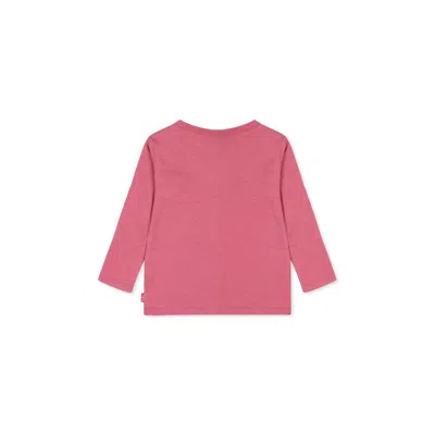 Levi's Pink T-shirt For Baby Girl With Logo In Pink