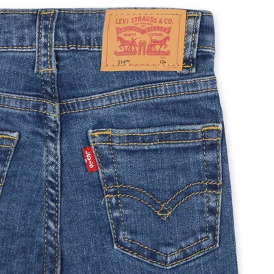 Levi's Denim Jeans 514 For Baby Boy With Logo Patch In Denim