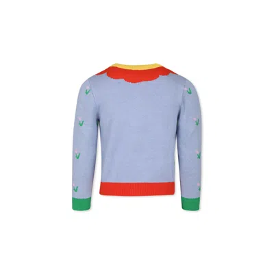 Stella Mccartney Knit Cardigan In Light Blue