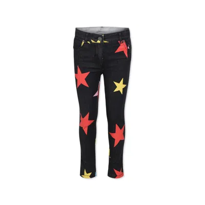 Stella Mccartney Star-print Jeans In Black