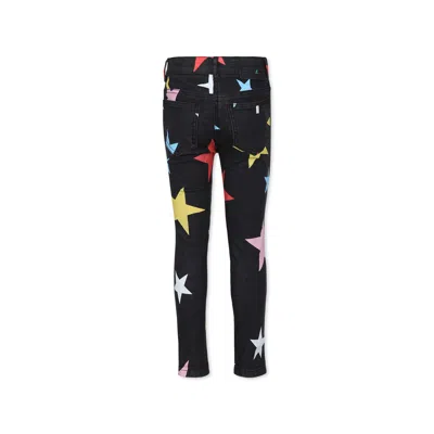 Stella Mccartney Star-print Jeans In Black
