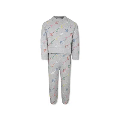 Stella Mccartney Logo-print Tracksuit In Grey