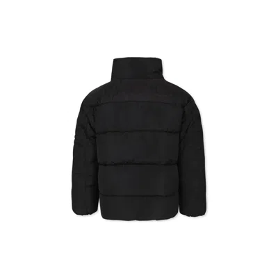 Stella Mccartney Logo-patch Padded Jacket In Black