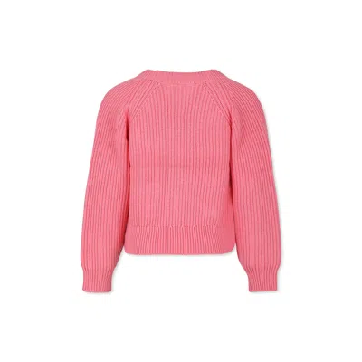 Molo Pink Cardigan Gilberta For Girl In Pink