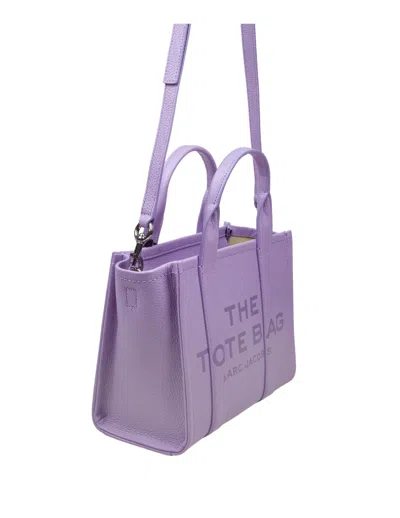 Marc Jacobs The Leather Small Tote Bag Wisteria In Wisteria