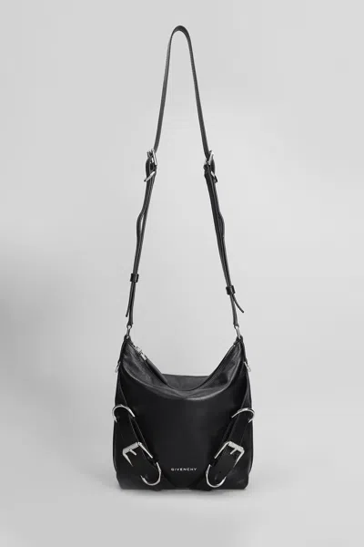 Shop Givenchy Voyou Small Shoulder Bag In Black Leather