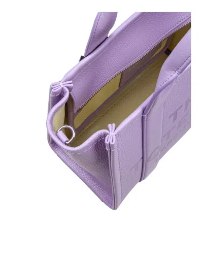 Marc Jacobs The Leather Small Tote Bag Wisteria In Wisteria
