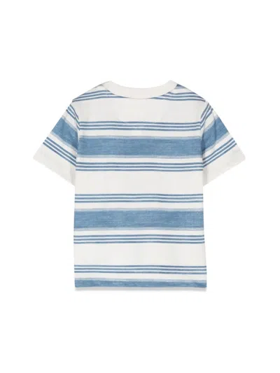 Polo Ralph Lauren Baby Striped Cotton T-shirt In Multicolour