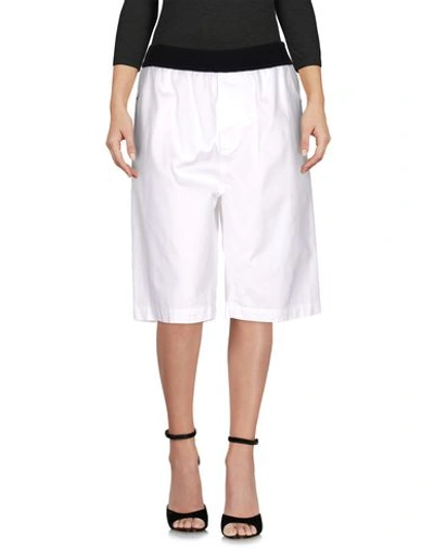 Shop Marni Shorts In White