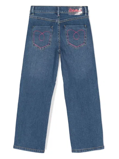 Shop Billieblush Denim Pant In Denim Blue