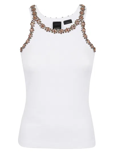 Pinko Topwear In Bianco Brill