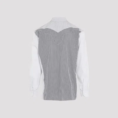 Shop Maison Margiela Long Sleeves Shirt In Black