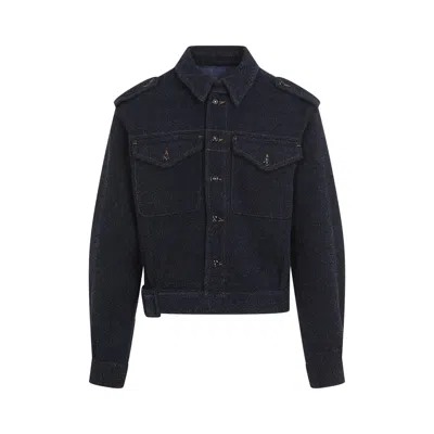 Givenchy Jacket In Indigo Blue