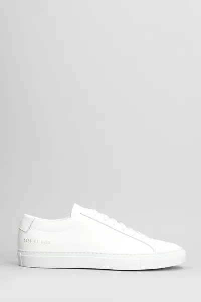 Shop Common Projects Original Achilles Sneakers In White Leather