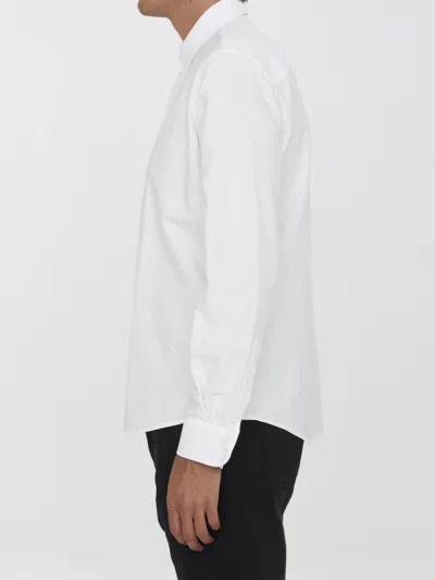 Shop Ami Alexandre Mattiussi Ami De Coeur Shirt In White