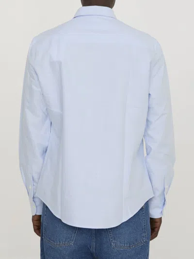 Shop Ami Alexandre Mattiussi Ami De Coeur Shirt In Blue