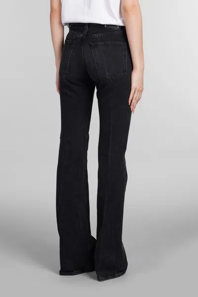 Haikure Flora Jeans In Black Cotton In Black