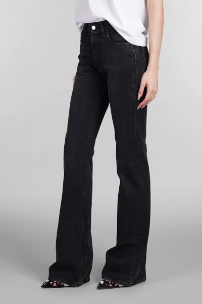 Haikure Flora Jeans In Black Cotton In Black