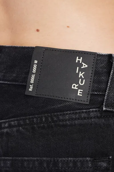 Haikure Flora Jeans In Black Cotton In Black