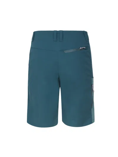 Jack Wolfskin Side-pocket Panel Shorts In Teal