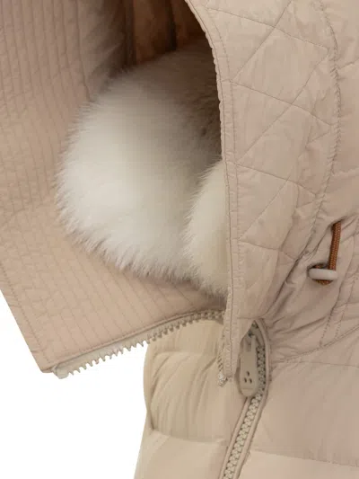 Peuterey Itoka Hooded Coat In Beige