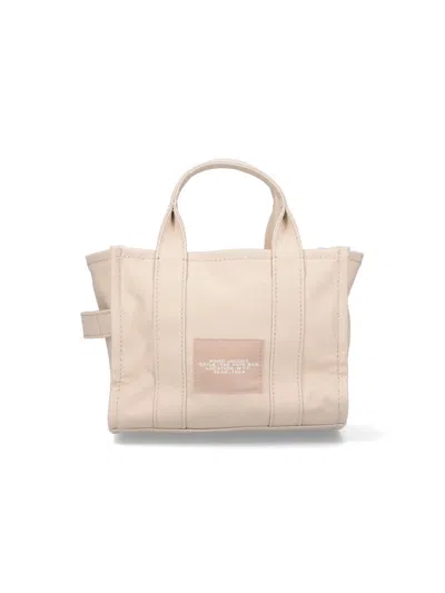 Shop Marc Jacobs The Mini Tote Bag In Beige