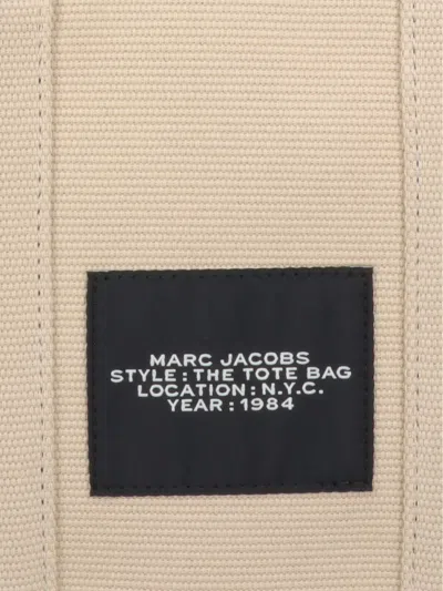 Shop Marc Jacobs Mini Tote Bag The Jacquard In Warm Sand