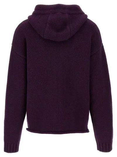 Shop Jw Anderson Anchor Jwa Hoodie In Purple