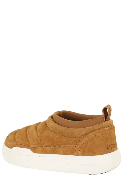 Moon Boot Mb Park Soft Suede In Cognac
