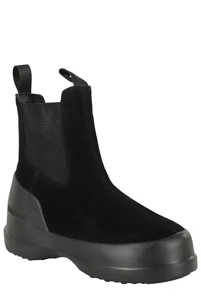Moon Boot Luna Chelsea Boots In Black