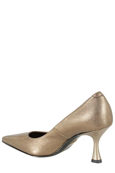 Giampaolo Viozzi Pixel Lame Pumps In Ginger