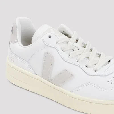 Shop Veja V-90 Sneakers In Extra White Natural