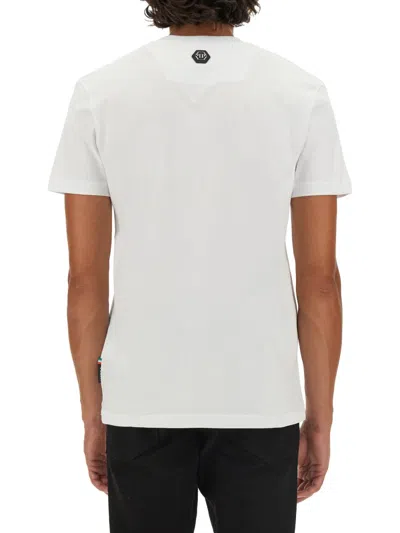 Philipp Plein Logo Print T-shirt In White
